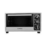 Forno Elettrico Professionale BLUNORD BLUF23PROF – 23 Litri, Ventilato con Grill, Timer e Termostato Regolabile, Interno Easy Clean, Design Compatto Nero Lucido 1500W