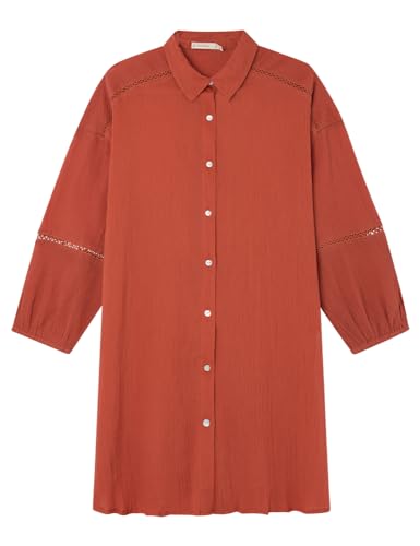 Women' Secret, Mujer, Camisola Corta 1% Algodón Rojo, Red, L