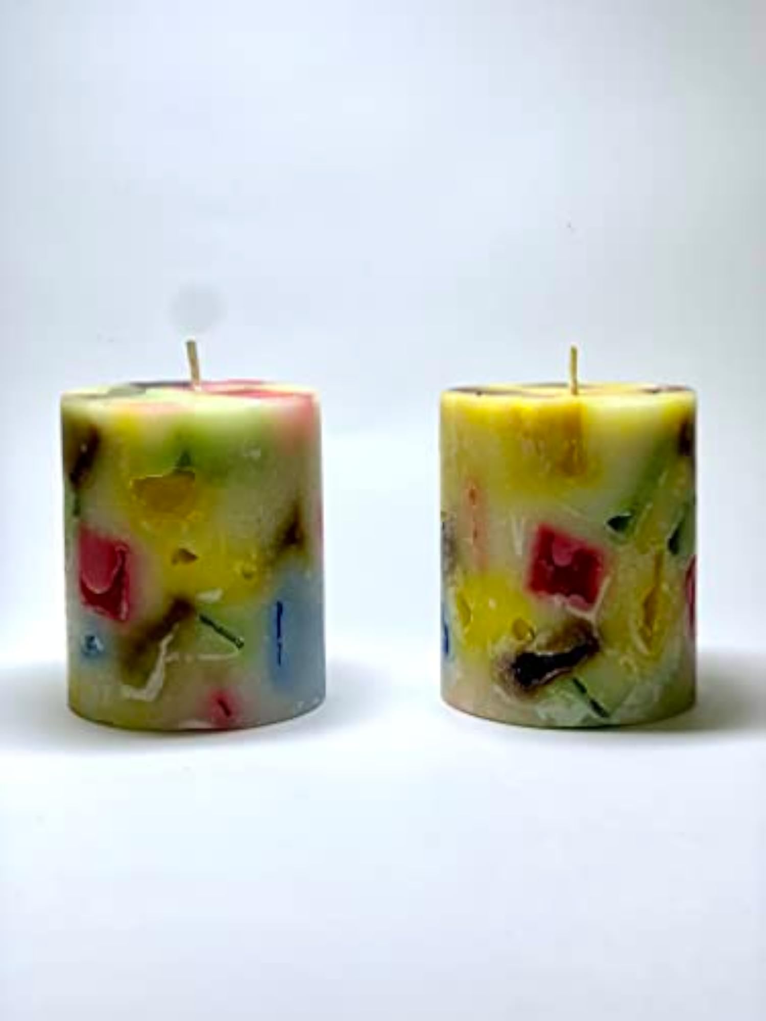 Wax Aromatic Vanilla & Sugar Pillar Candle Set