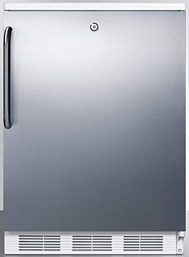 Summit CT66LWSSTB 24" Refrigerator-Freezer, Stainless Steel