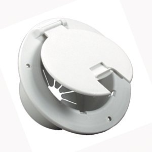 Hatch, HD Electrical Cable, Round, Polar White-541-2-A by JR Products