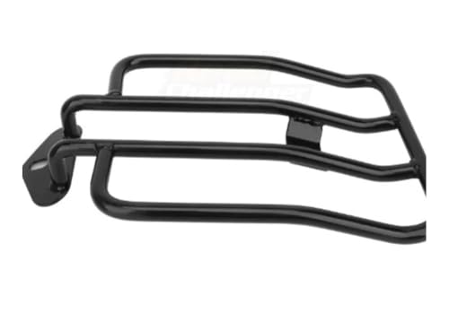Porte-bagages arrière pour moto 1200X48 finition noire premium étagère de support épurée