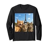 Eiffel Tower Cat Selfie Gift