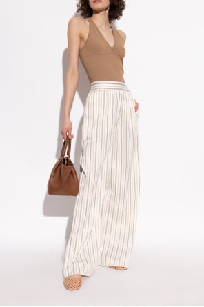 OMLISHZTY Women's Woven Ballet Flats with Gold Buckle Strap - Round Toe Versatile Slip-Ons for Dressy & Casual Occasions3