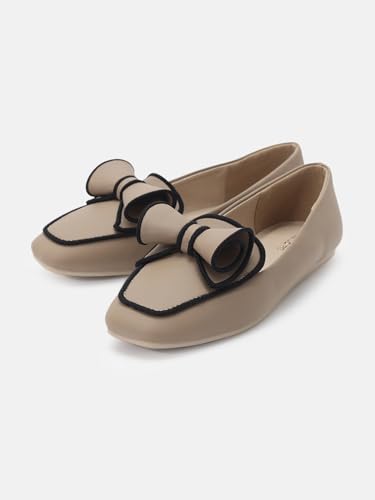 Image of Marc Loire Solid Casual Loafers for Women| Stylish Fashion Slip-On Flat Loafers Shoe with TPR Sole| Party & Office Footwear