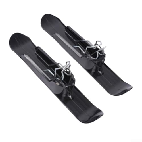 Trineo de entrenamiento para esquís de nieve, 1 par, para carritos de golf, cochecitos, scooters, práctica de equilibrio y esquí, construcción de plástico, principiantes y familias