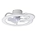YAXIANZ Creativos Ventiladores de Estrella y Luna luz de Hierro Forjado 120W LED 35W Motor lámpara de Techo Temporización Inteligente Ventilador de Techo luz Dormitorio Techo Ventilador iectric