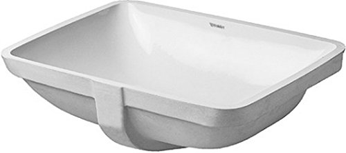 Duravit 0305490000 Starck 3 Undermount Vanity Basin, White Finish