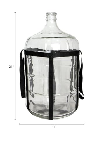 5 gallon Glass Carboy with Brew Hauler