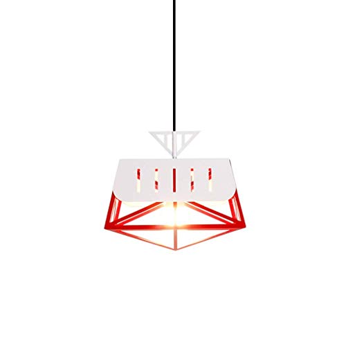 Chandelier plafonnier FLXHSA en fer noir style géométrique E27 5 lumières