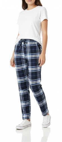 Image of Womens Multicolor Cotton Checkered Pyjama | Checks Pajama for women with Elastic & Drawstring Plus Size (S TO 8XL)