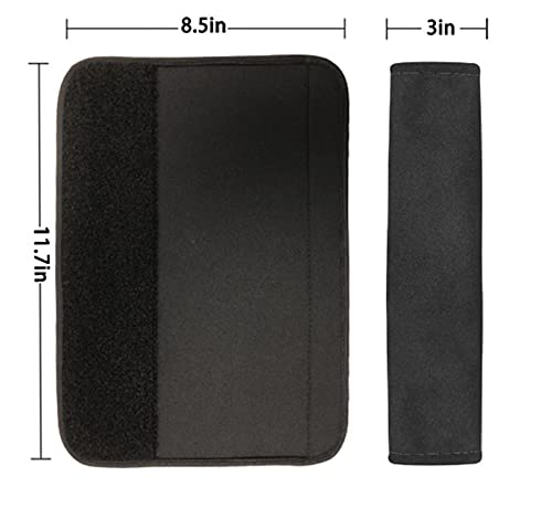 2 almohadillas para cinturón de seguridad de coche, protector de cinturón de seguridad suave y cómodo, correas de hombro, almohadillas para proteger el cuello y el hombro (Cactus)