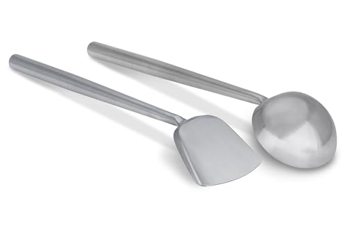 Craft Wok redondo de 14 pulgadas con utensilios acero miniatura 7