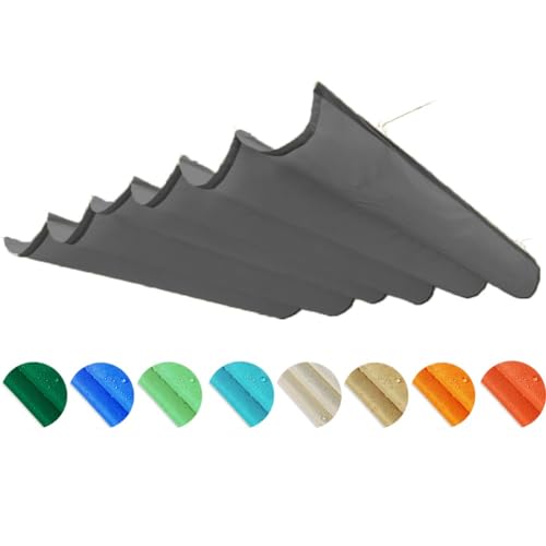 Voile d'ombrage rétractable imperméable avec kit pergola extérieur