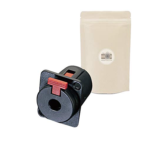 Adaptout Embase Connecteur Femelle Prise Gros Jack 6.35mm Stereo 100% Metal avec Verrouillage a Souder pour Enceinte Ampli Caisson Audio Marque FRANÇAISE