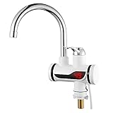 ◆ Material: este grifo para calentador de agua está hecho de acero inoxidable de alta calidad y carcasa ABS resistente a altas temperaturas, que es resistente y duradera, no es fácil de envejecer y tiene una vida útil extremadamente larga.