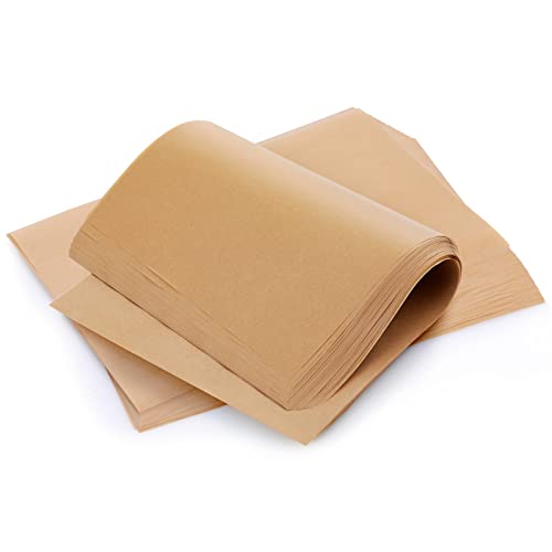 Geeric 100 Piezas Papel para Hornear,Freidora de Aire Reutilizable Antiadherente Impermeable,A Prueba de Aceite,Papel para Freír,Olla de Vapor para Bricolaje,Postre,Galletas,Parrilla,Pizza