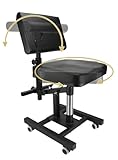 Upgraded Professional Tattoo Chair with Armrest & Backrest,Hydraulic Adjustable Stool,Ergonomic Memory Foam Cushion,Explosion-Proof Lift,Multi-Angle Positioning for Tattoo Artists & Clients