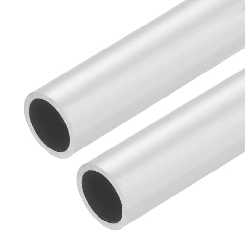 MECCANIXITY 2 PCS 304 Stainless Steel Tubing, 14mm OD 1mm Wall Thickness 305mm Long Round Metal Pipe Steel Tube for Industrial Machinery Home Decoration DIY Crafts Model