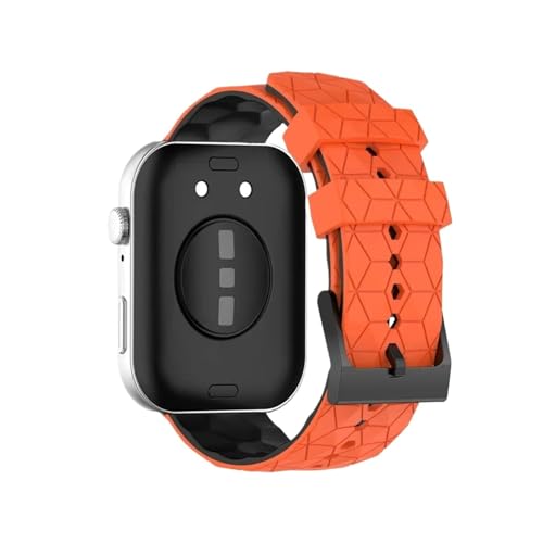 [LOKLNEYK] �ɓK������Huawei Watch Fit 4-3 / 4 Pro�A�N�Z�T���[�ɓK������X�|�[�c�V���R���X�g���b�v(Orange black,For Huawei Watch Fit 3)