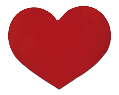 Set de 12 imanes de corazón rojo para refrigerador miniatura 2