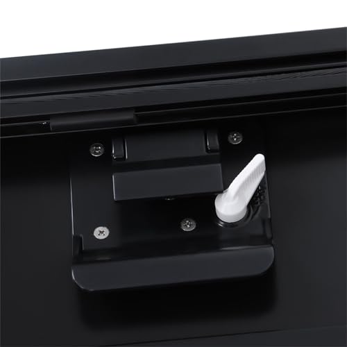 labwork Driver RV Entry Door with Radius Corners on Top and Square Bottom with Screen Door and Window 26(W) × 32(H) Black by labwork - Used condition - Image 5
