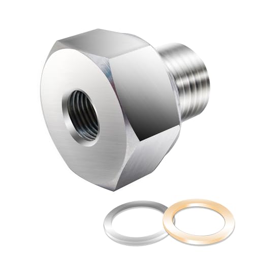 Karlass Oil Pressure Gauge Adapter, Oil Pressure Sensor Adapter, Oil Pressure Sensor Adapter Fitting for M16 1.5 Adapter to 1/8 NPT for All G-M L-S Series Engines LS1 LSX LS3 5.3L 6.0L 6.2L