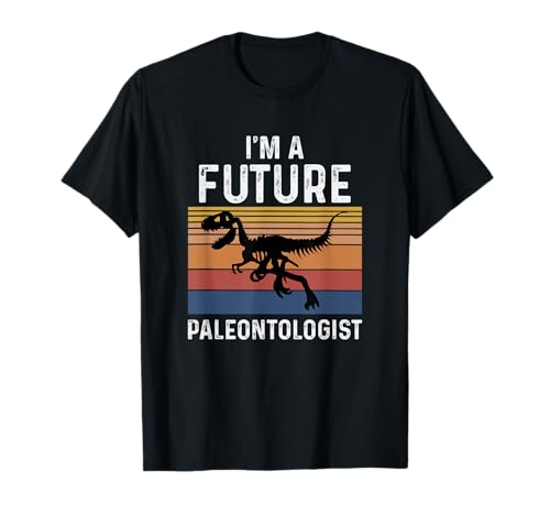 I'm a Future Paleontologist Vintage Paleontology Dinosaurs T-Shirt