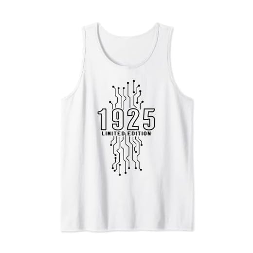 Cumpleaños 1925 Edición limitada Regalo Usado Gaming Vintage Camiseta sin Mangas