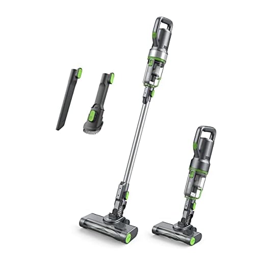 TOPPIN Cordless Vacuum Cleaner - Up to 40 Min Runtime, 4 in 1 Stick Handheld Vacuum Cleaner with Powerful Motor LED Headlights for Home Hard Floor Carpet Car Pet