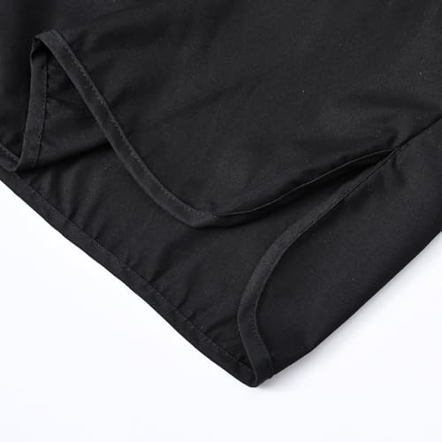 Kid Boys Embroidered Muslim T-Shirt Boys Solid Islamic Kaftans Outfits Toddler Button Down Gown with Pocket Clothes3