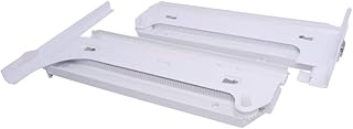 Whirlpool W11668671 OEM Bottom Mount Refrigerator Door Glide, Set of 2, White