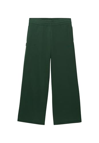 Superdry Essential Logo Wide Leg Jogger Pantalones, Enamel Green, 40 Unisex Adulto