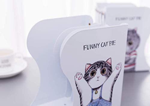 BLUECHARM Fermalibri scalabili Scaffale per Libri