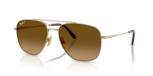 Image of Ray-Ban Unisex Rb8097 William Titanium Square Sunglasses