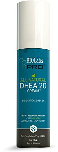 All Natural Bioidentical Dhea Cream 20mg - Two Month Supply - 2% DHEA