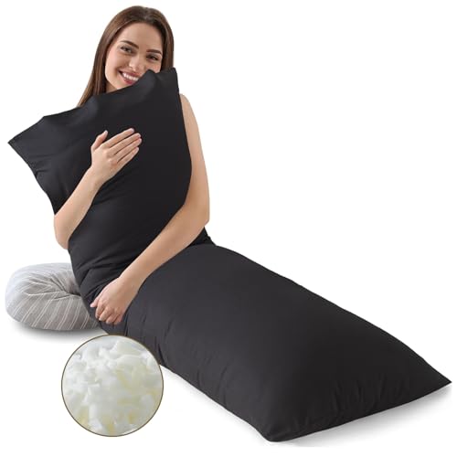 INSPIRE CRAFTER Body Pillow Insert (Black)