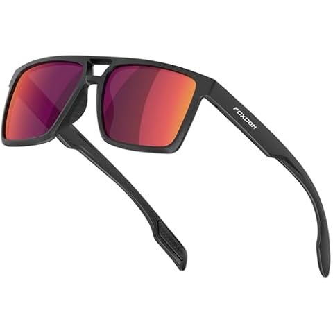 SIPLION Foxdon Driving Polarized Sunglasses Men - Fashion Sports Fishing Square Sunglass UV400 Protection Glare Reducing KB05 Cover