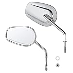 South-Mud-Bay-Pair-Chrome-Rear-View-Mirrors-Fits-XL1200L-XL883-XL883L