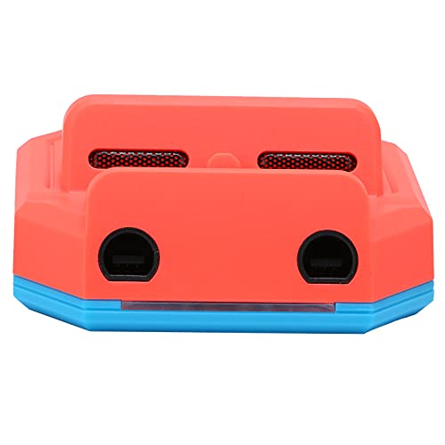 Dpofirs Conversor de vídeo portátil, base de carregamento para console de jogos, estação de carregam