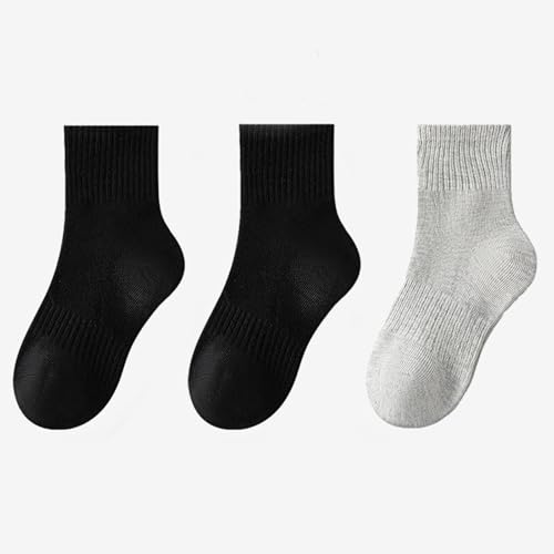 Socks for Girls 3-Pack Soft Durable and Breathable for School Unisex Youth Boy and Girl Warm Comfortable Crew Sock2