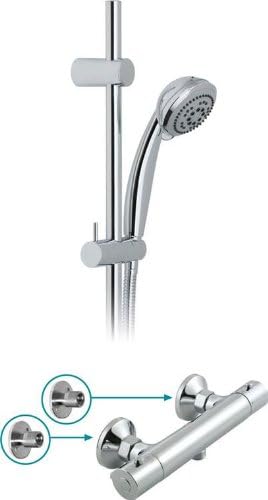 Vado PRIMABOX4/B-MF-C/P Chrome Wall Mounted Exposed Thermostatic