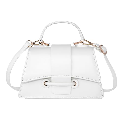 Image of Ayliss Micro Mini Crossbody Handbag Women's Purse Clutch Cute Mini Trendy Bag Top Handle PU Leather Shoulder Bag