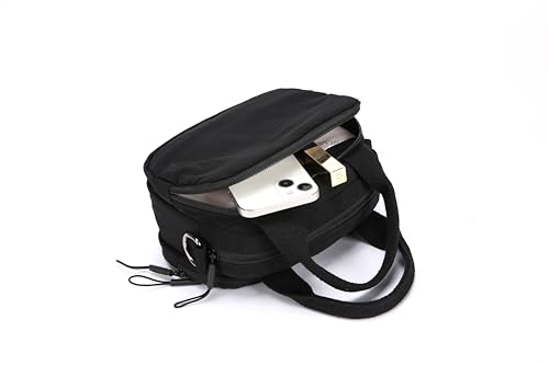 HillDog Nylon Multi-Layer Crossbody Bag for Women, Lightweight Cute Square Bag4