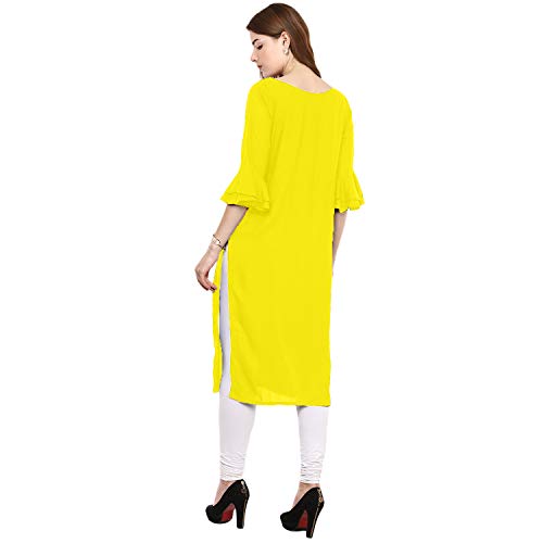 Image of Veera Paridhaan Women's Rayon Straight Kurti