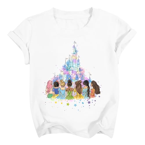 Image of Magical Shirt for Girl: Magic Kingdom Prinecess Tshirt Princess Shirts Youth Girls Cute Family Vacation Trip Tee