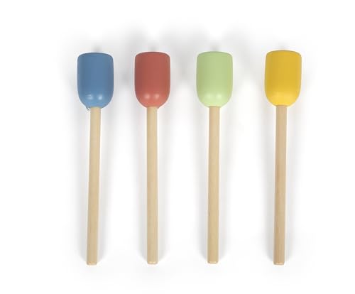 Small Foot Wooden Ball Catching Game, set of 4, game of skill for all ages for children aged 3+ years old, 12609 - Image 2