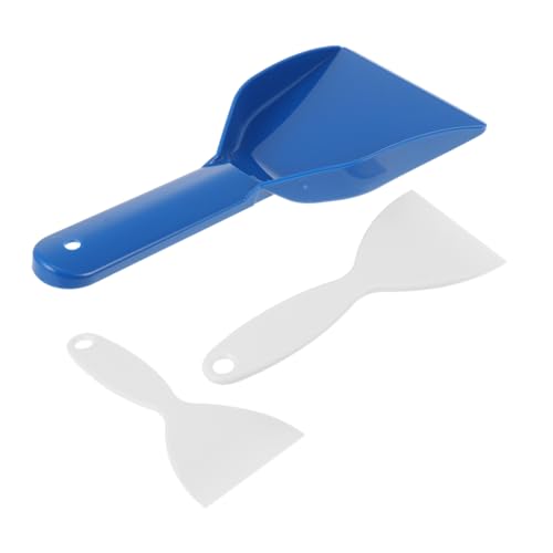Toyvian 3 Piezas soplador de Nieve Descongelador de refrigerador Utensilios de Limpieza para congeladores Limpiar congelador raspador de Coche Herramientas para Quitar la Nieve Abdominales