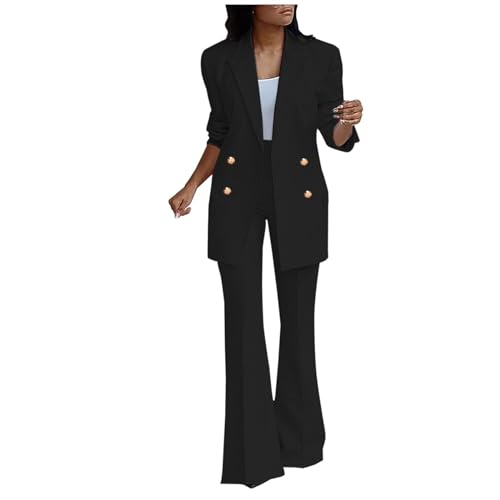 Amazon.com: SACFOF Pants Suits for Women Dressy 2 Piece Open Front