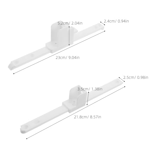 Connecteur de Rail de Guidage Yardwe pour Lit Bébé et Meuble de Chambre 4 Pcs - 3